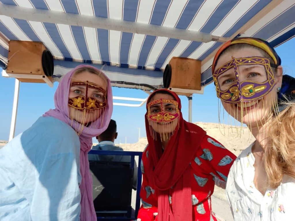 hengam qeshm island persian gulf, masks decorative, iran