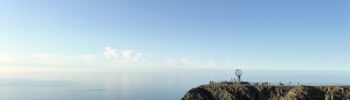 Nordkapp rock and the Midnight Sun by Helena Varendorff