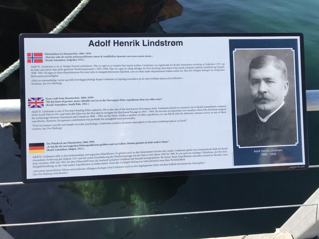 One monument particularly caught my attention. It honours Adolf Henrik Lindstrøm, the cook who joined several of Norway's greatest polar expeditions, including those led by Fridtjof Nansen and Roald Amundsen. It is probably one of the very few places in the world where a chef is remembered as a national hero.